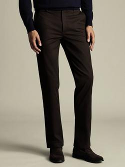 Charles Tyrwhitt Slim FitTrousers, Chocolate Brown
