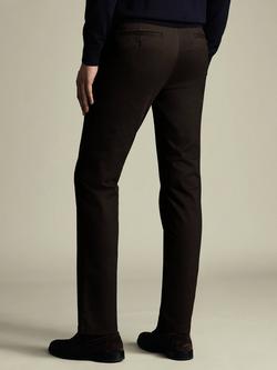 Charles Tyrwhitt Slim FitTrousers - view 2, Chocolate Brown