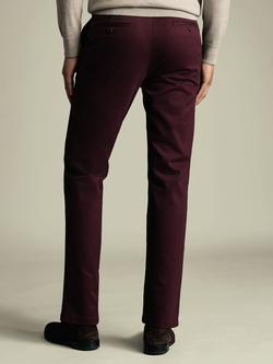 Charles Tyrwhitt Slim FitTrousers - view 2, Dark Pink