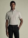 Charles Tyrwhitt Smart Jersey Short Sleeve Polo, Silver Grey