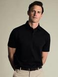 Charles Tyrwhitt Short Sleeve Cotton Blend Polo Shirt