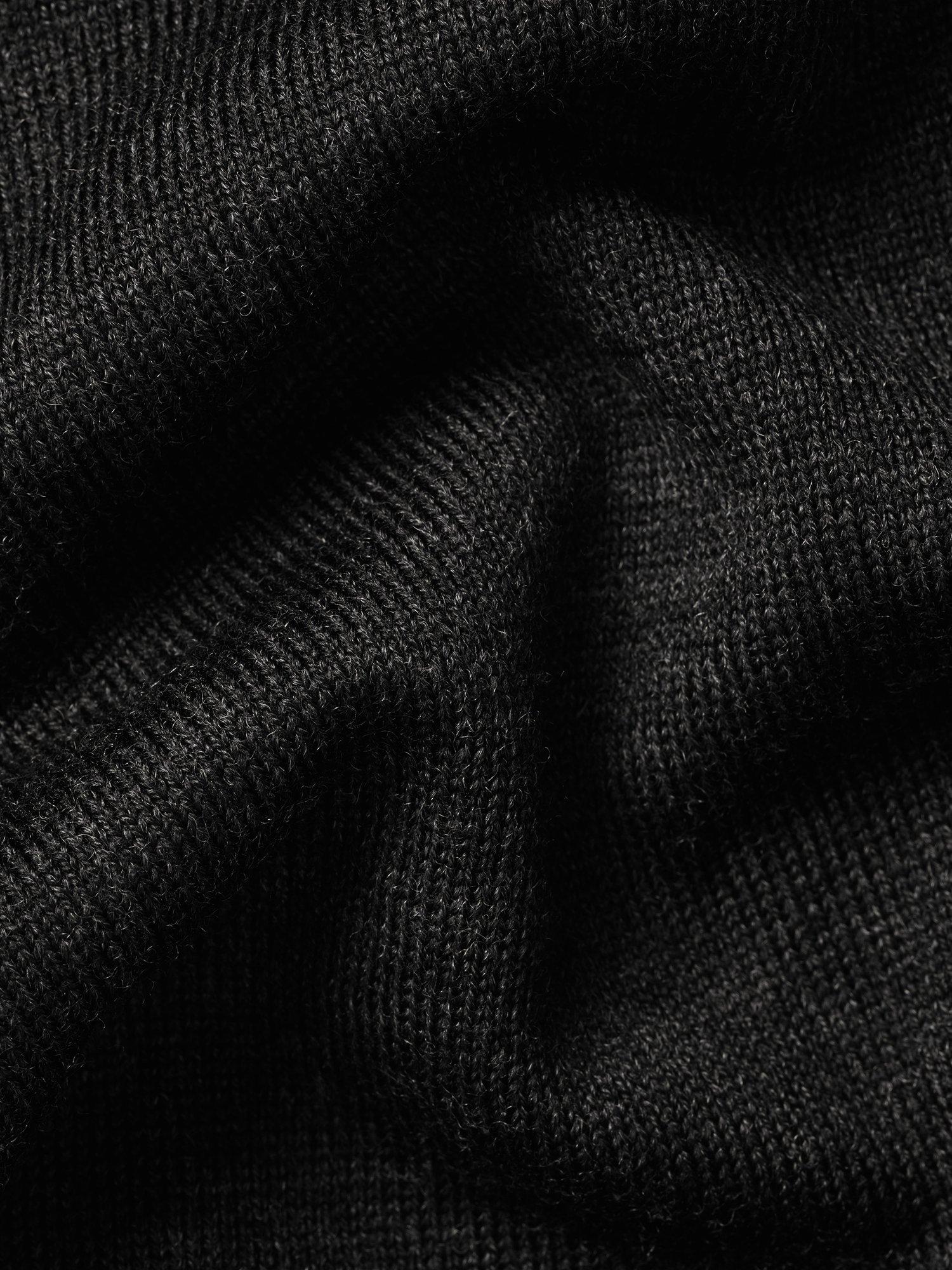 Product image 6 of 6, which shows Charles Tyrwhitt Crew Neck Merino Wool Jumper, Dark Charcoal, S