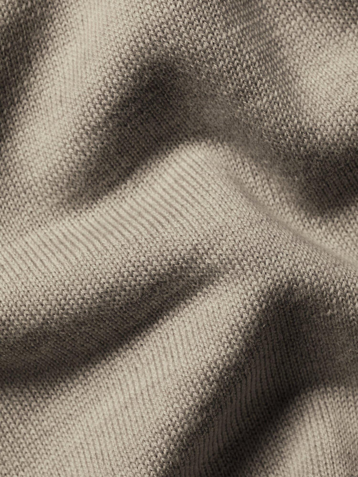 Product image 6 of 6, which shows Charles Tyrwhitt Crew Neck Merino Wool Jumper, Limestone, S