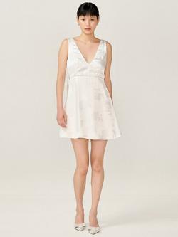 OMNES Bowlyn Jacquard Wedding Dress, Ivory, Ivory