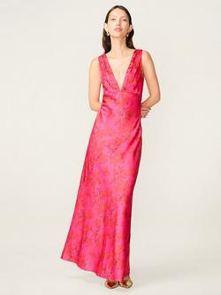 OMNES Casey Maxi Dress, Hazy Red, Hazy Red