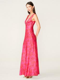 OMNES Casey Maxi Dress, Hazy Red - view 2, Hazy Red