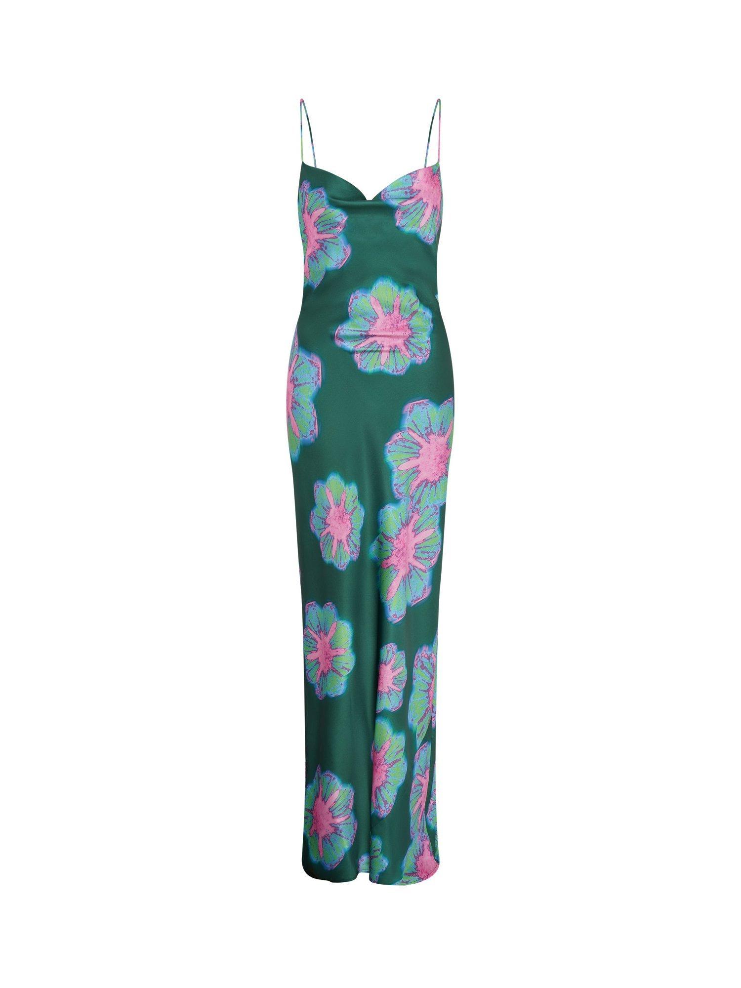 Product image 5 of 5, which shows OMNES Ginny Maxi Dress, Cosmos Green, 6