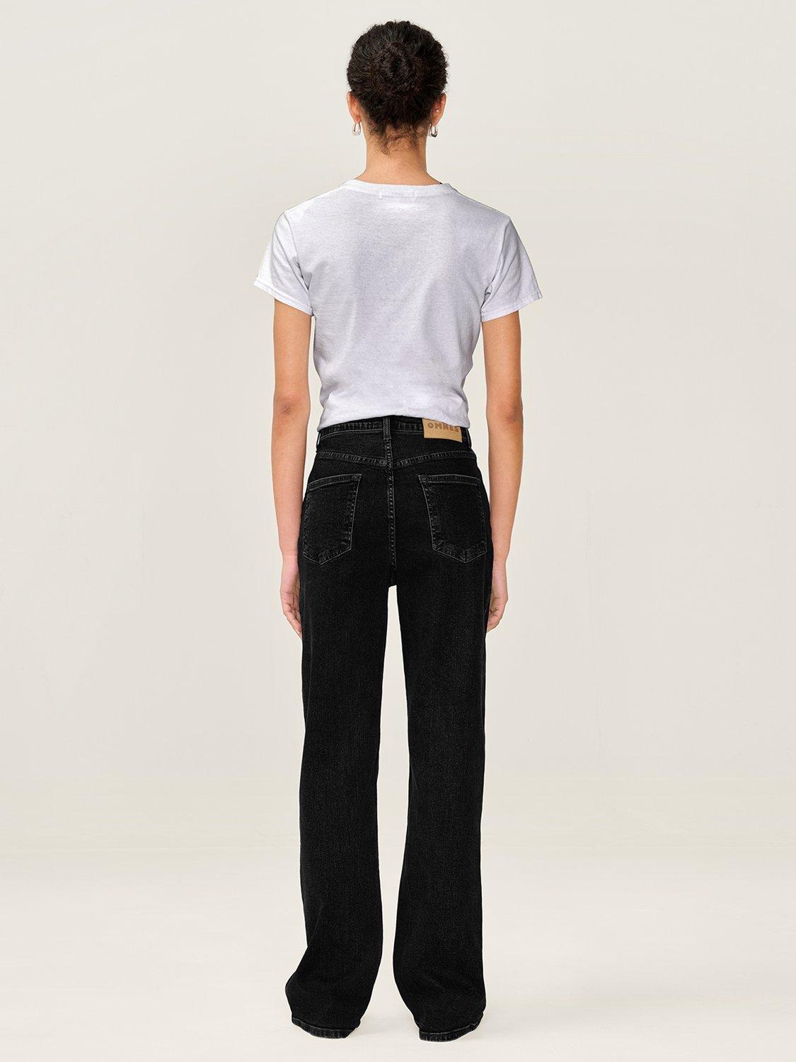 Product image 3 of 5, which shows OMNES Hart Slim Jeans, Black, 6