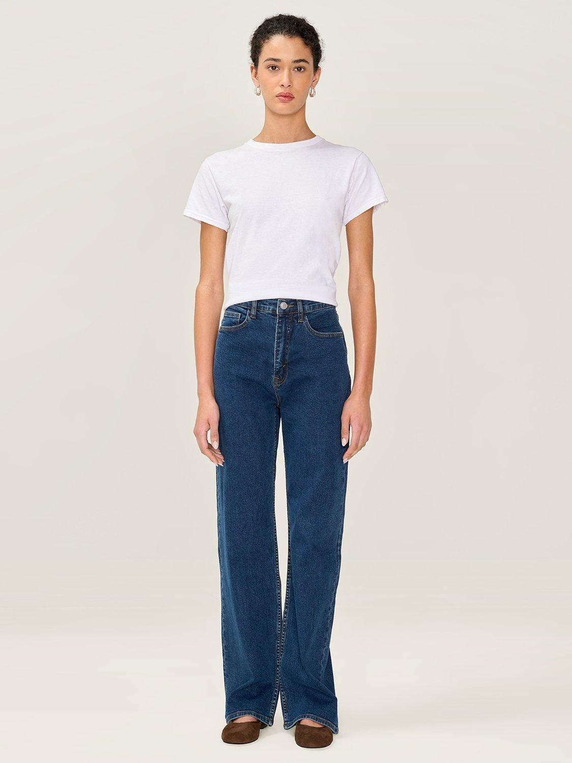 Product image 1 of 5, which shows OMNES Hart Slim Jeans, Indigo, 6