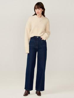 OMNES Orielle Flared Jeans, Indigo, Indigo
