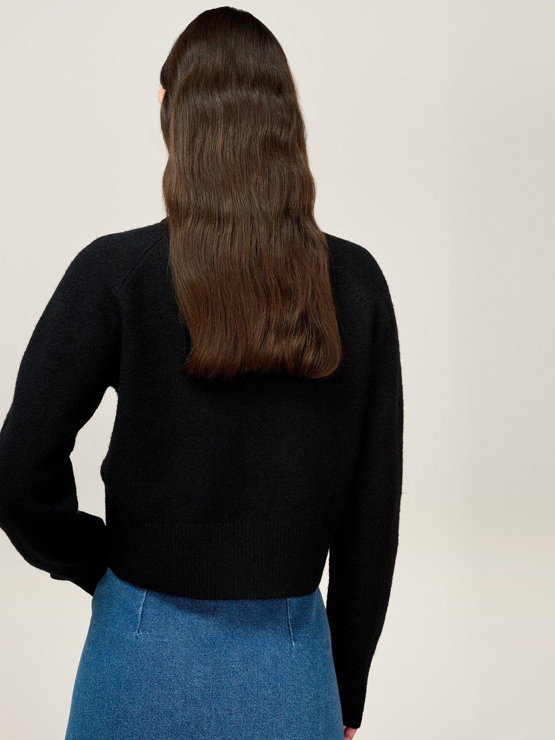 Product image 3 of 4, which shows OMNES August Cardigan, Black, XS