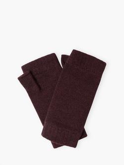 Brora Pure Cashmere Wrist Warmers, Malt
