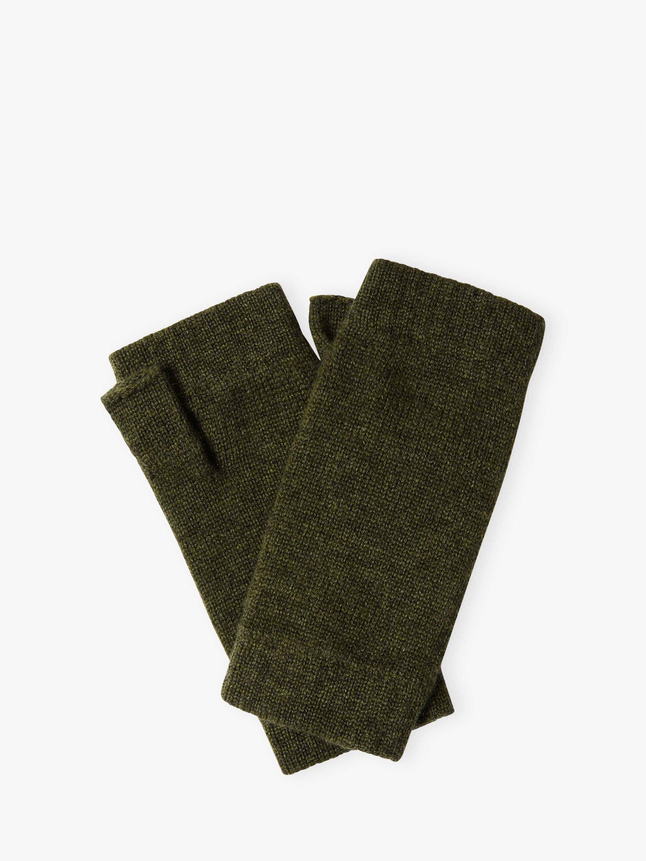 Product image 1 of 2, which shows Brora Pure Cashmere Wrist Warmers, Sorrel, One Size