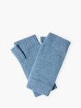 Brora Pure Cashmere Wrist Warmers, Wedgewood