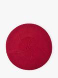 Brora Pure Cashmere Beret, Garnet