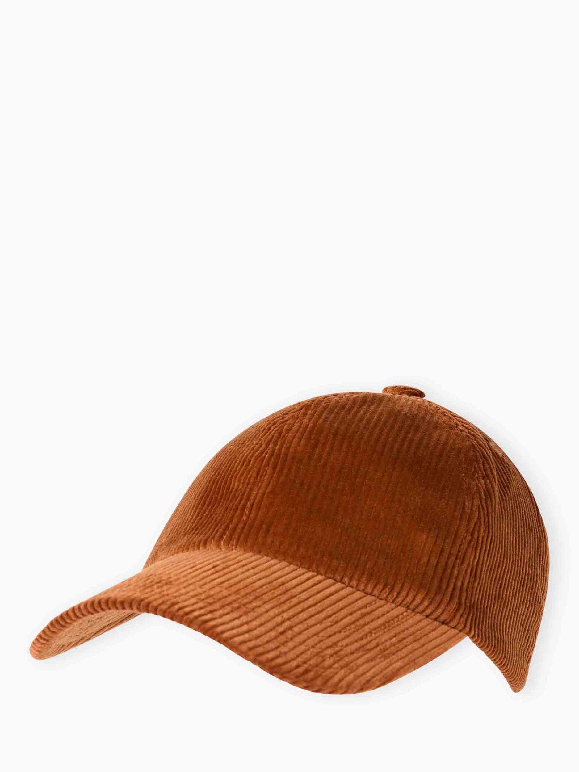 Brora Corduroy Basketball Cap, Copper