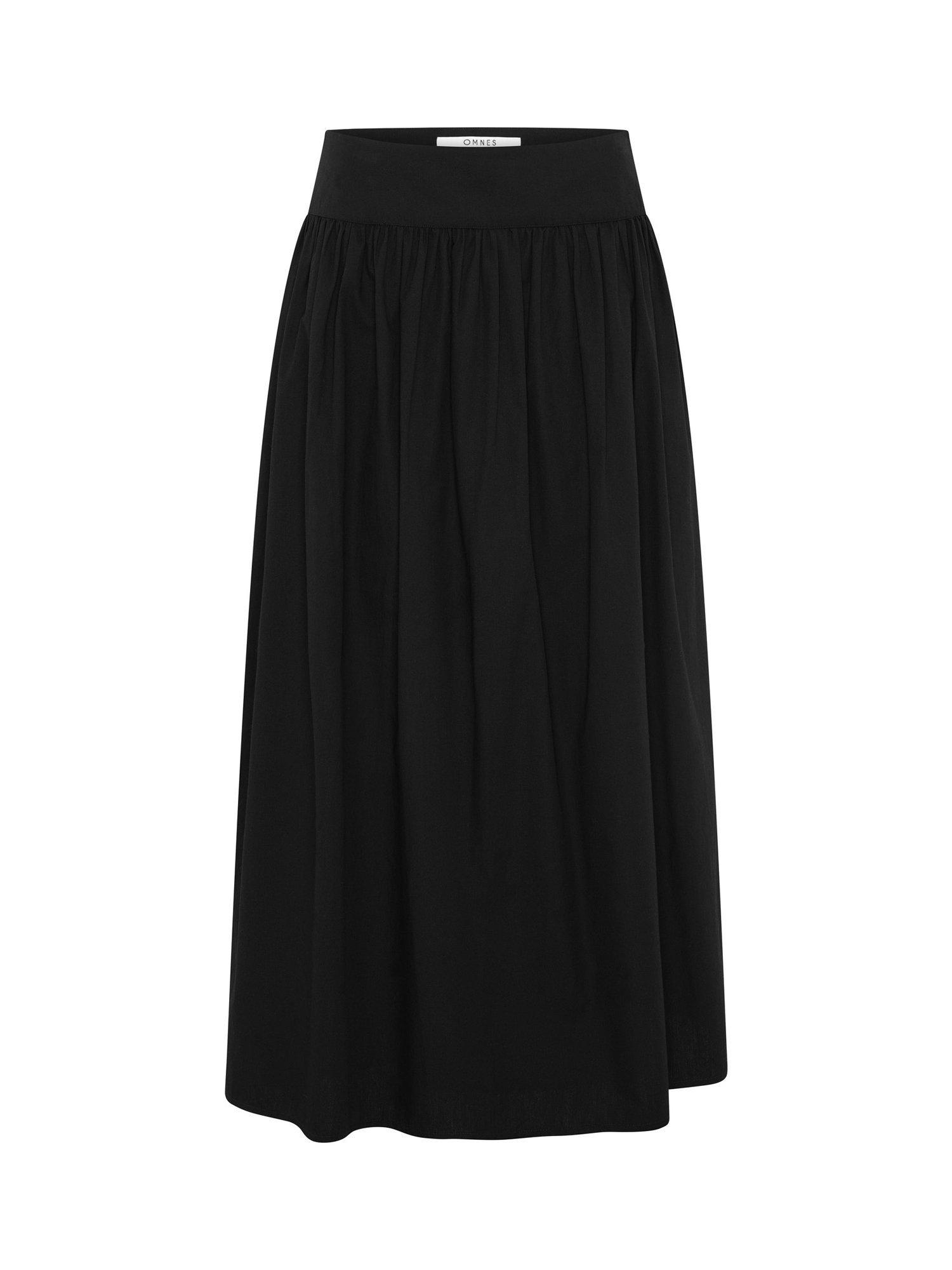 Product image 5 of 5, which shows OMNES Darcie Drop Waist Skirt, Black, 6
