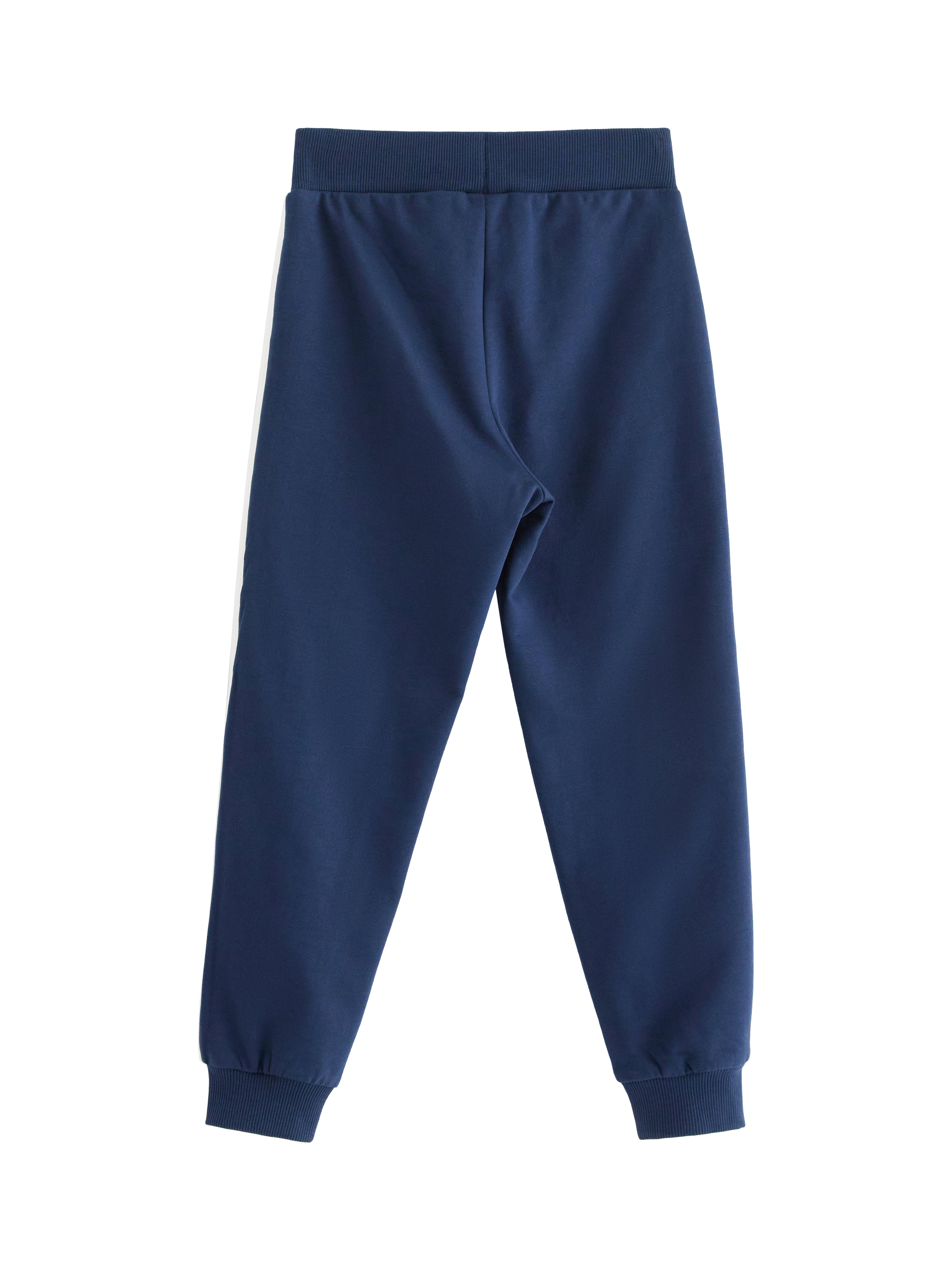 Product image 5 of 6, which shows Lindex Kids' Cotton Jersey Joggers, Dark Blue, 3-4 years