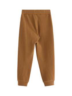 Lindex Kids' Cotton Blend Knee Applique Joggers - view 2, Light Dusty Brown