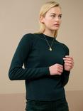 Brora Cable Knit Detail Pure Cashmere Jumper