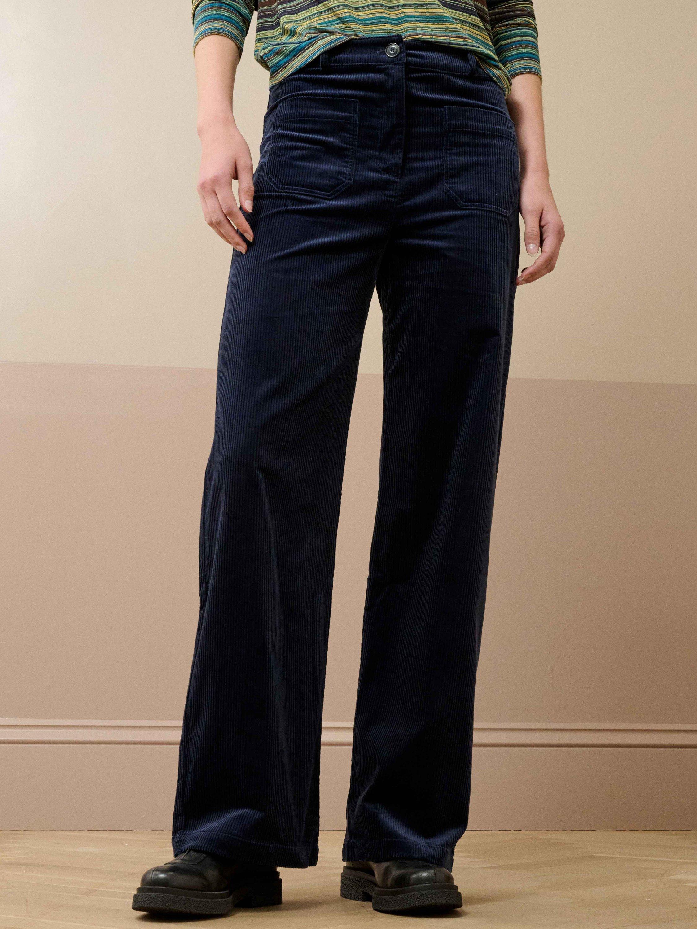 Brora Corduroy Wide Leg Trousers