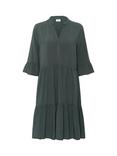 Saint Tropez Eda Three-Quarter Sleeve V Neck Tunic Shirt Dress