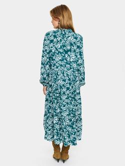 Saint Tropez Eda V Neck Maxi Dress - view 2, Green/Multi