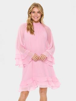 Saint Tropez Labelle Ruffle Dress, Pink Nectar, Pink Nectar