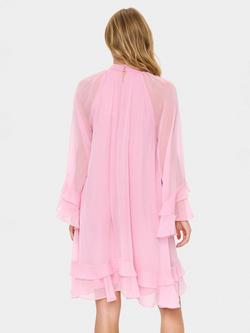 Saint Tropez Labelle Ruffle Dress, Pink Nectar - view 2, Pink Nectar