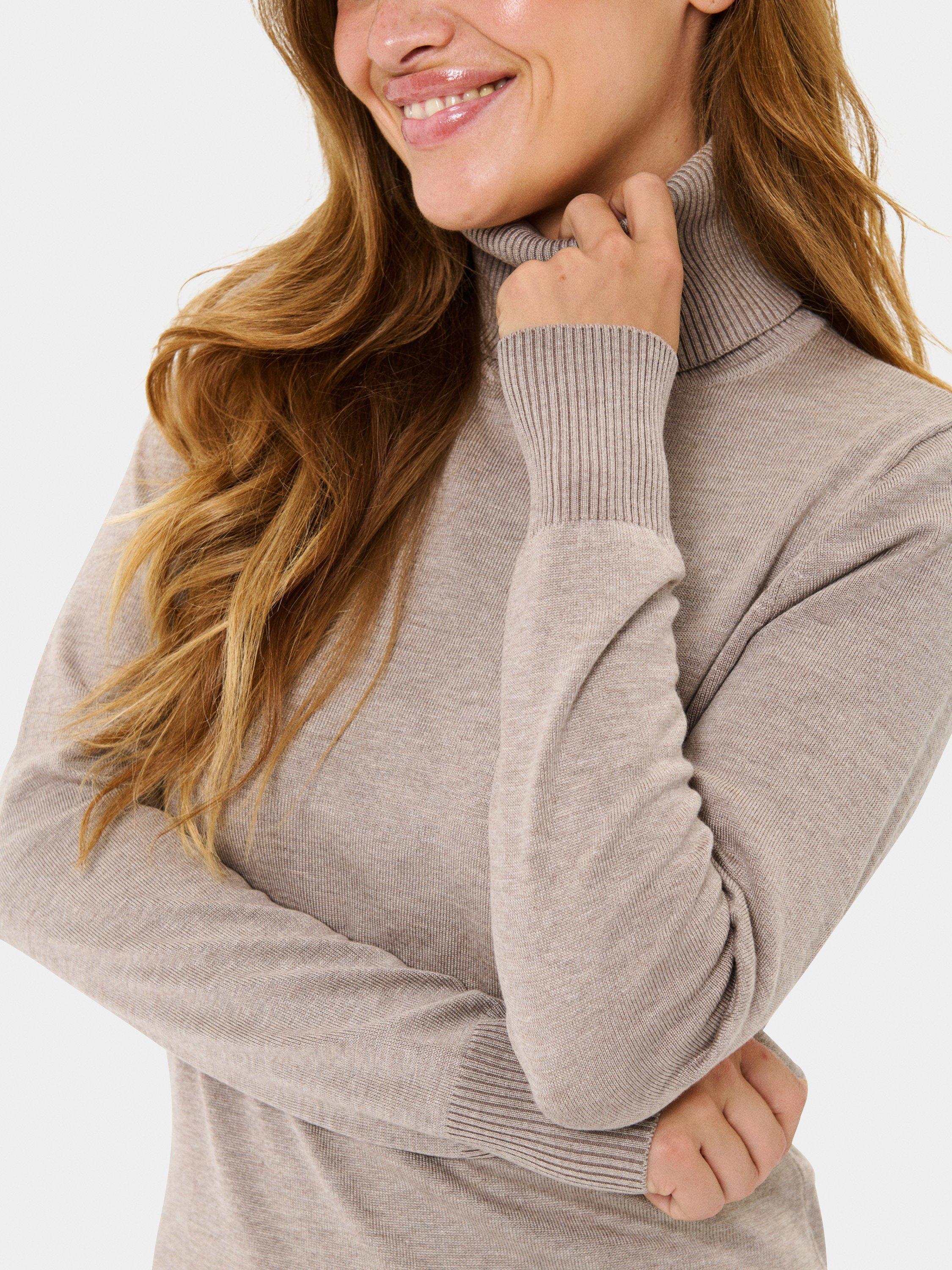 Product image 3 of 5, which shows Saint Tropez Mila Jumper Mini Dress, Natural Beige, XS