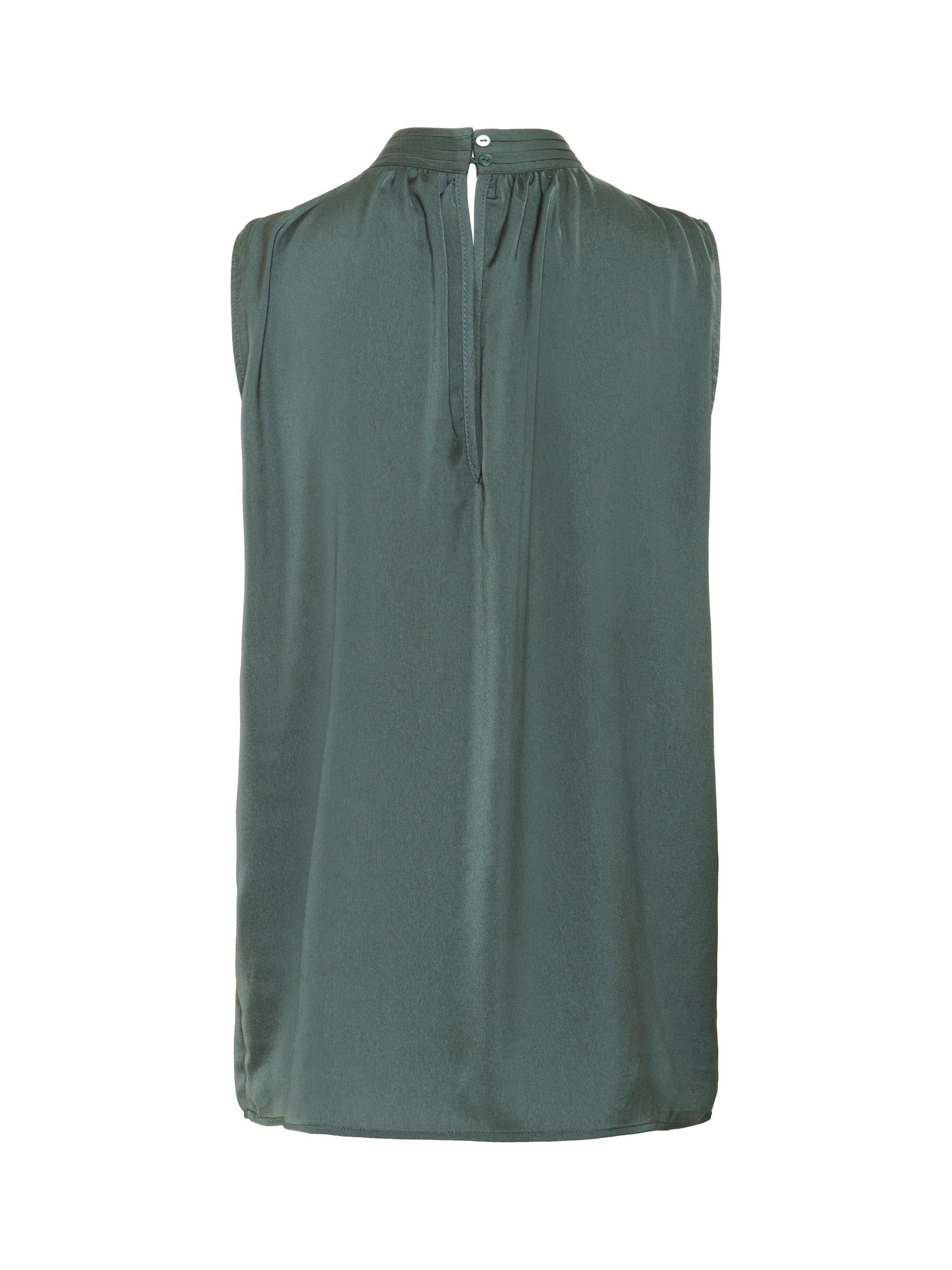 Product image 6 of 6, which shows Saint Tropez Aileen Sleeveless Blouse, Mid Green, XS