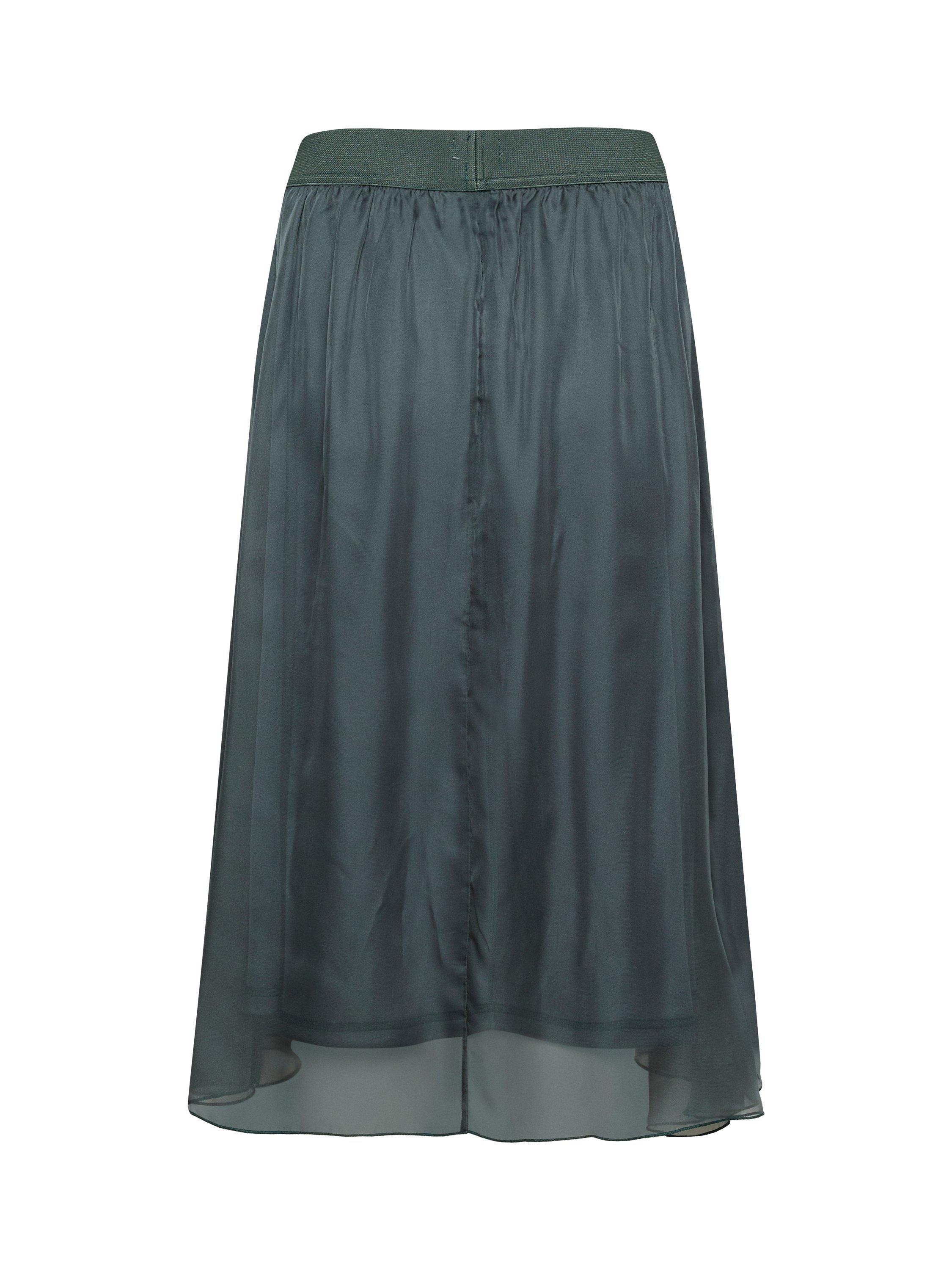 Product image 2 of 2, which shows Saint Tropez Coral Midi Skirt, Mid Green, XS