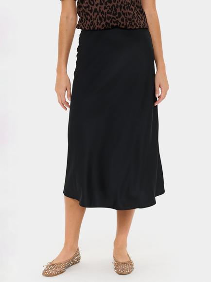 Saint Tropez Lodisa Midi Skirt, Black, Black