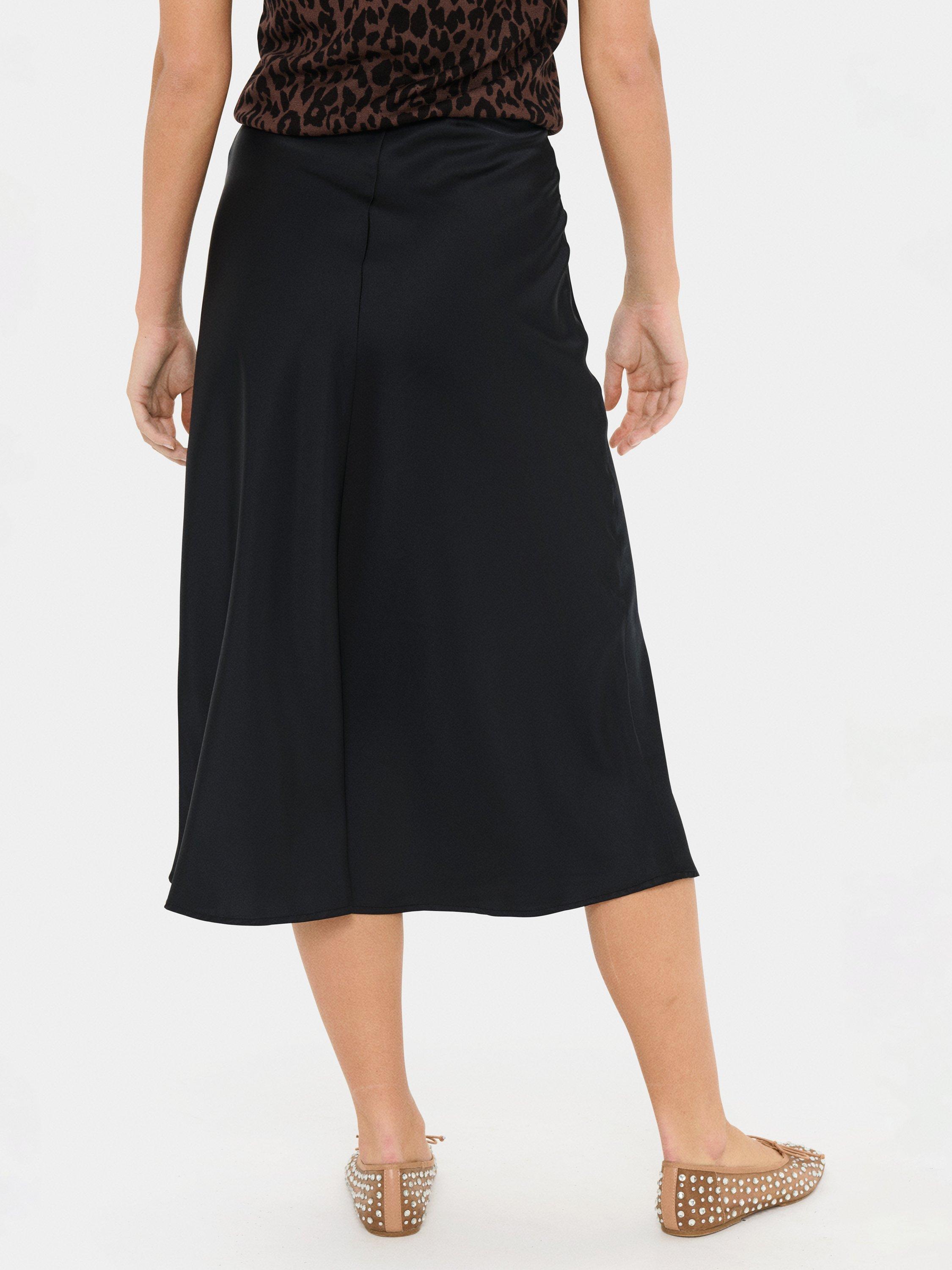 Product image 2 of 6, which shows Saint Tropez Lodisa Midi Skirt, Black, XS