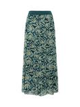 Saint Tropez Milja Floral Maxi Skirt, Green/Multi