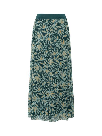 Saint Tropez Milja Floral Maxi Skirt, Green/Multi - view 2, Green/Multi
