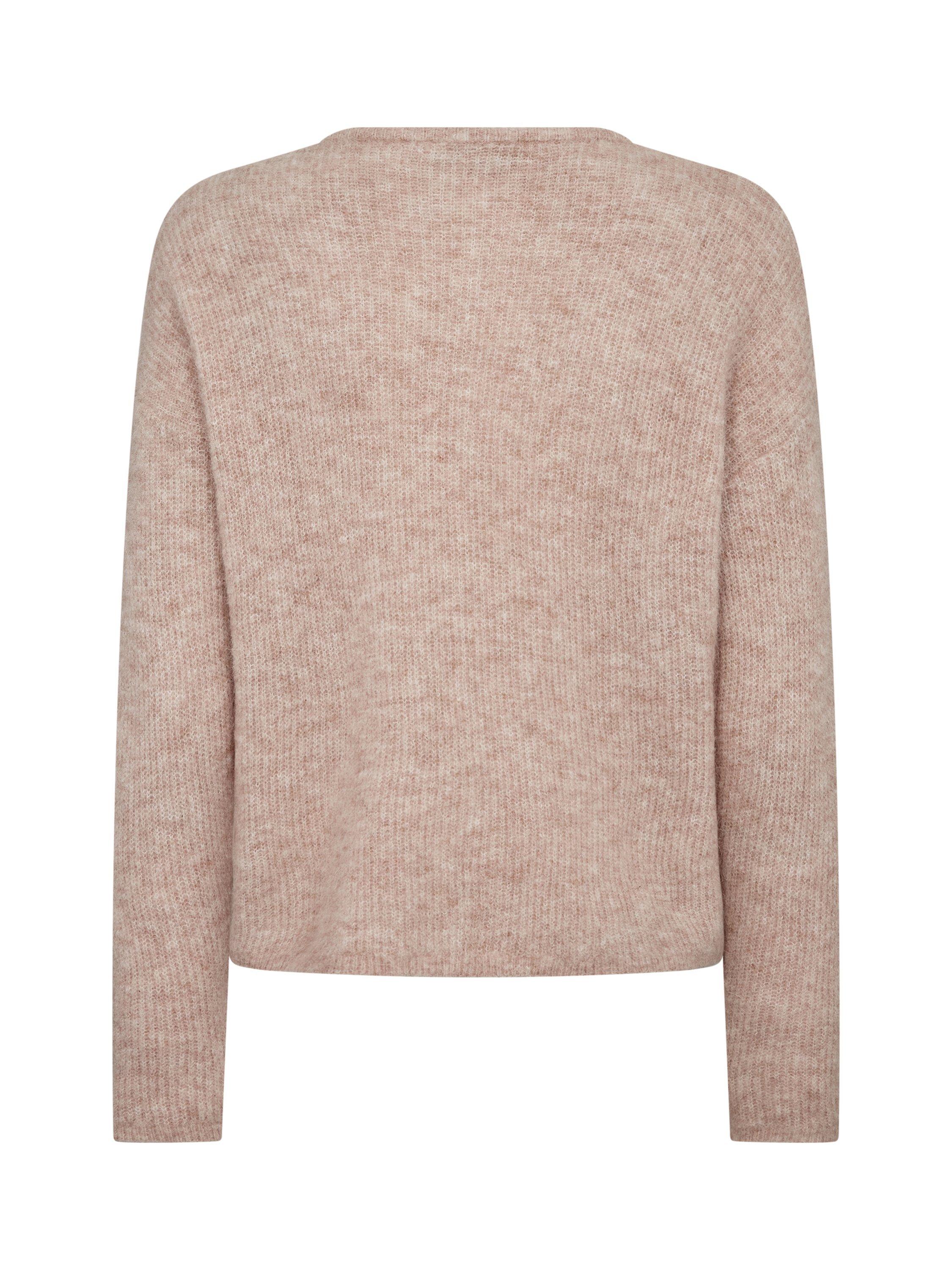 Product image 2 of 2, which shows MOS MOSH Almine Wool Blend Round Neck Cardigan, Natural Cream, XS