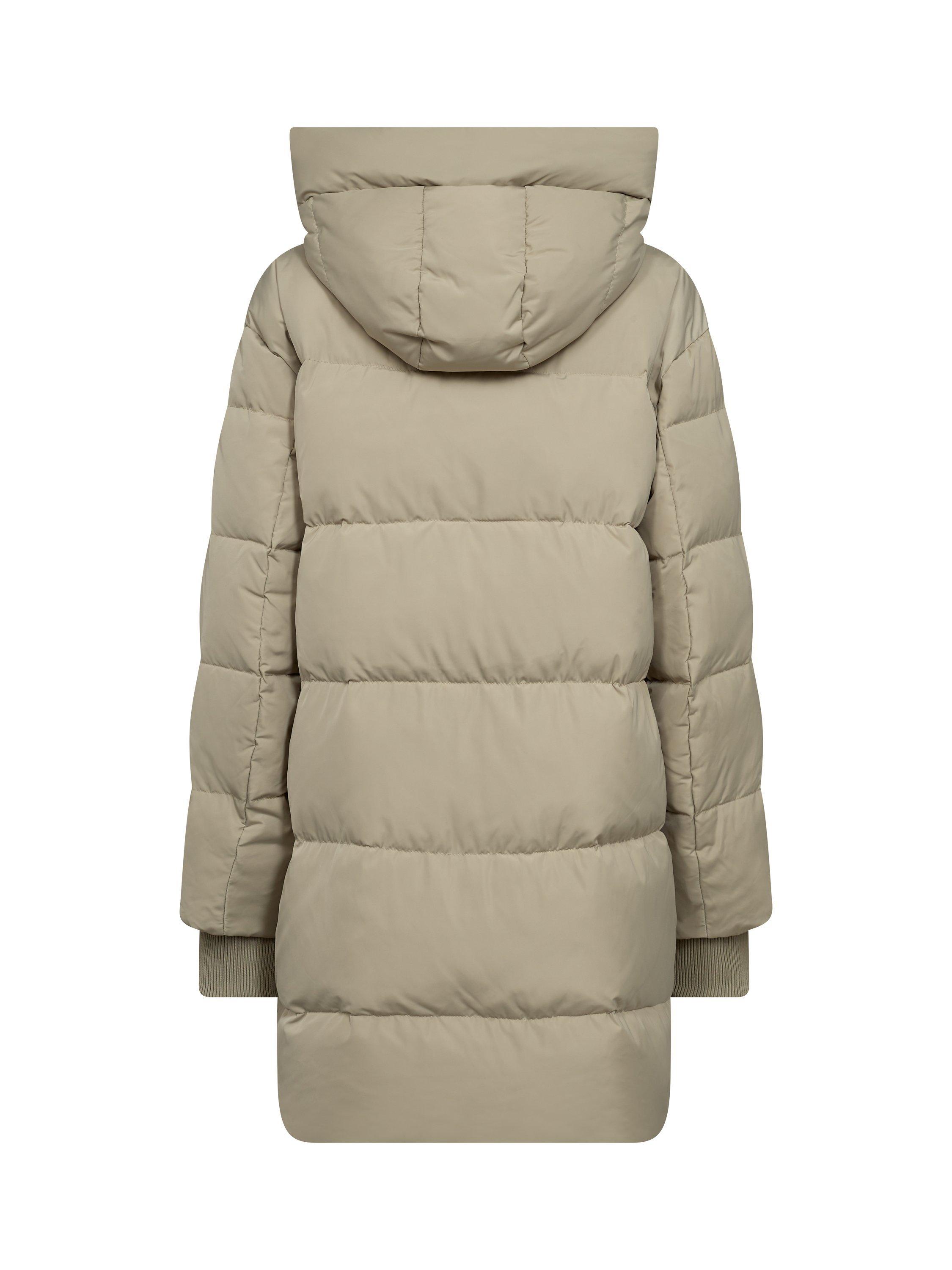Product image 2 of 2, which shows MOS MOSH Nova Avon Longline Hood Puffer Down Jacket, Mid Green, S
