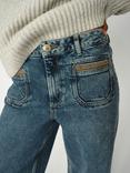 MOS MOSH Colette Wide Leg High Rise Denim Jeans