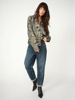 MOS MOSH MMAndy Jeanse Tapered High Rise Jeans - view 2, Mid Blue