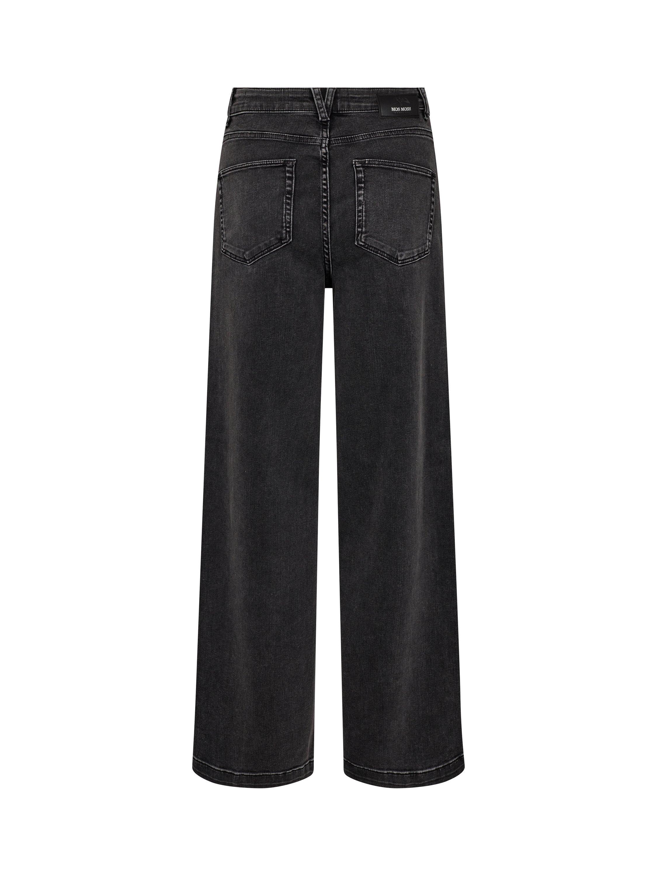 Product image 4 of 4, which shows MOS MOSH MMColette Deluxe Flared Jeans, Mid Grey, 25R