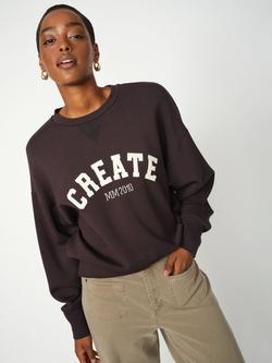 MOS MOSH Celli Long Sleeve Crew Neck Sweater, Phantom