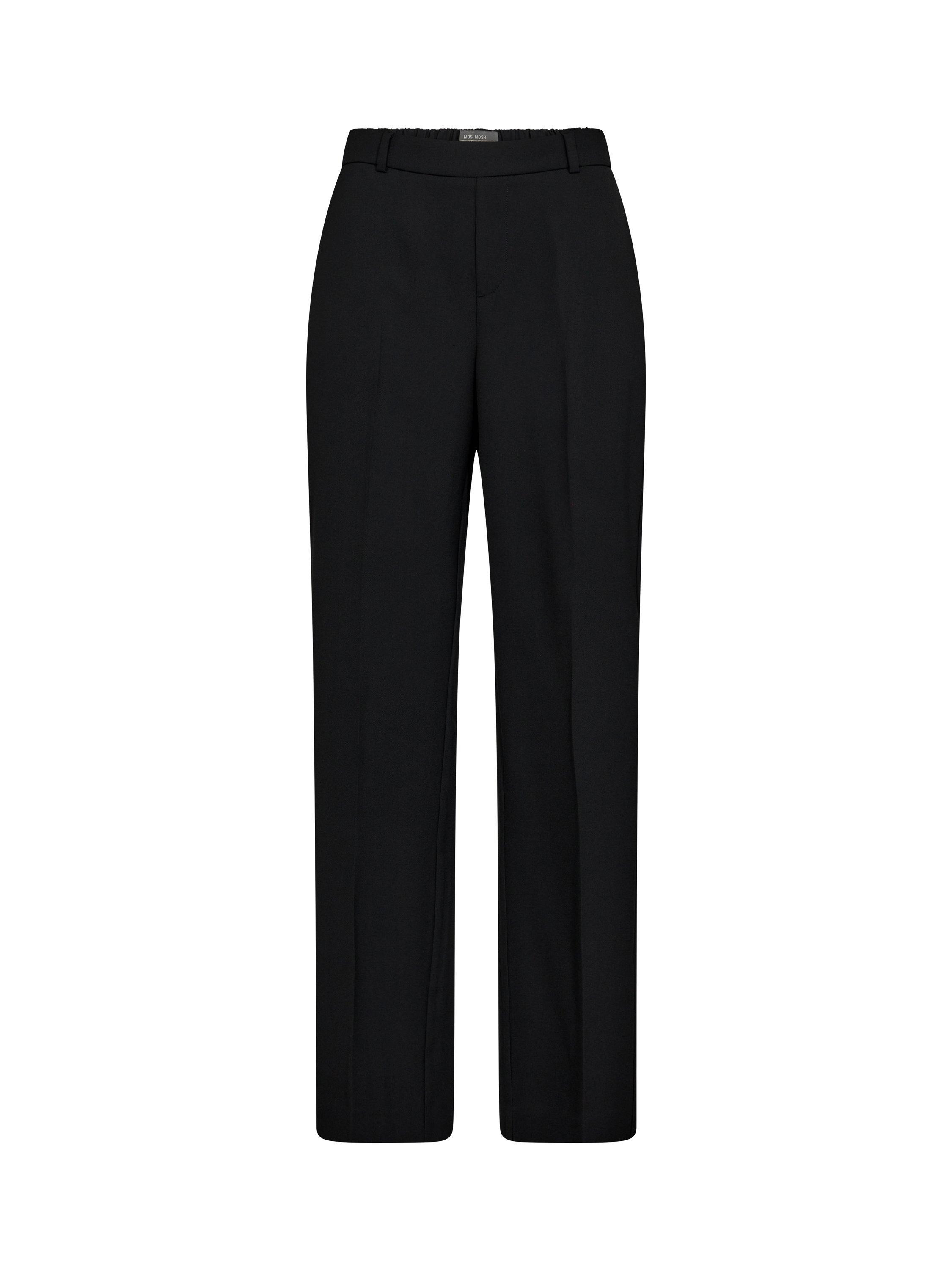 Product image 1 of 2, which shows MOS MOSH Bai Miley Straight Fit Tailored Mid Trousers, Black, 10