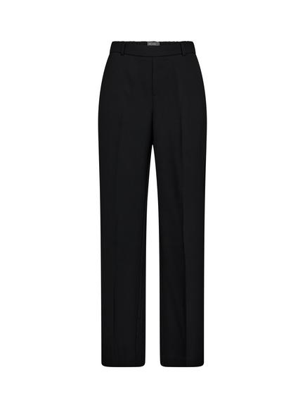MOS MOSH Bai Miley Straight Fit Tailored Mid Trousers, Black