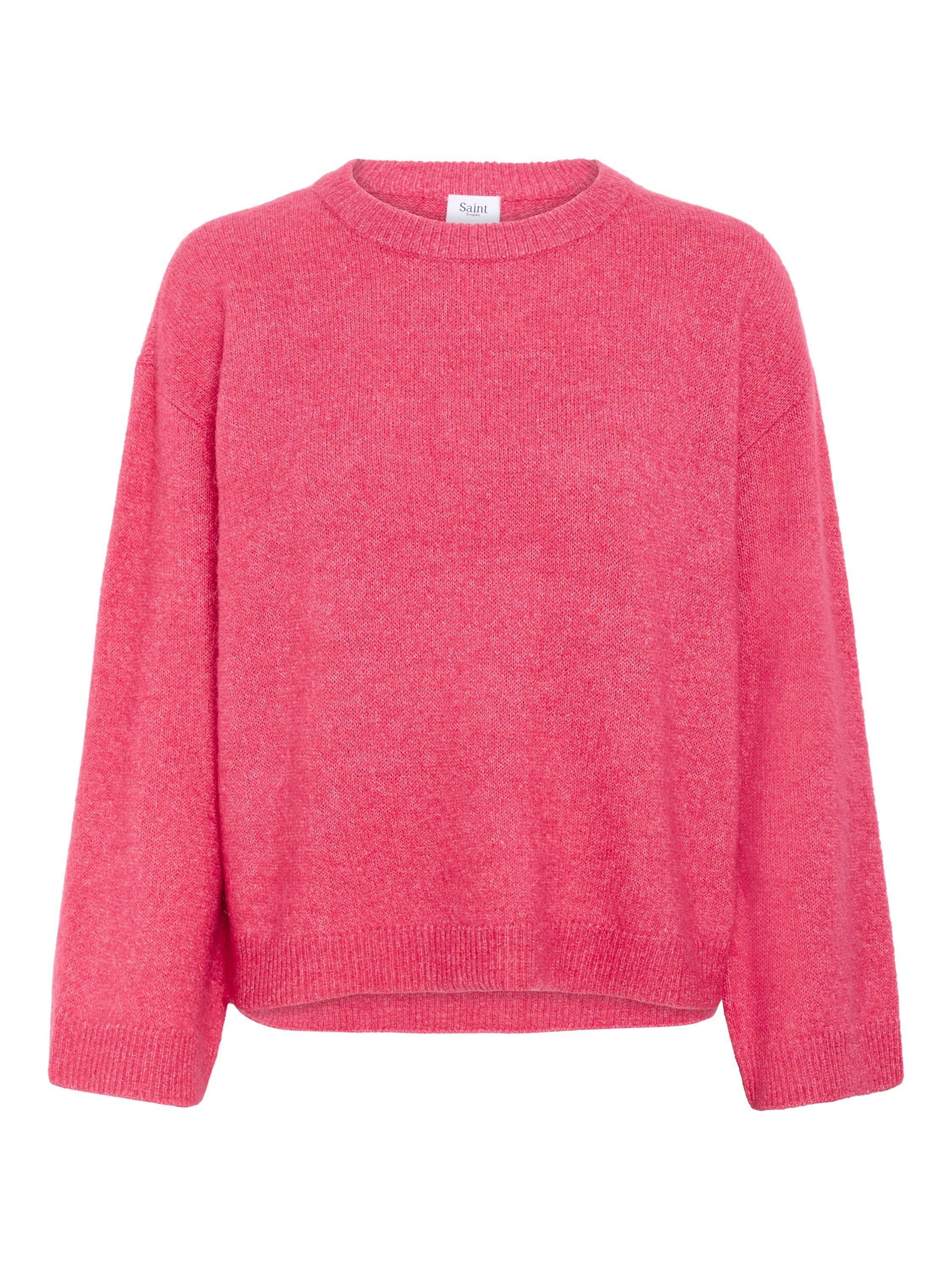 Product image 1 of 2, which shows Saint Tropez Larna Jumper, Mid Pink, XS