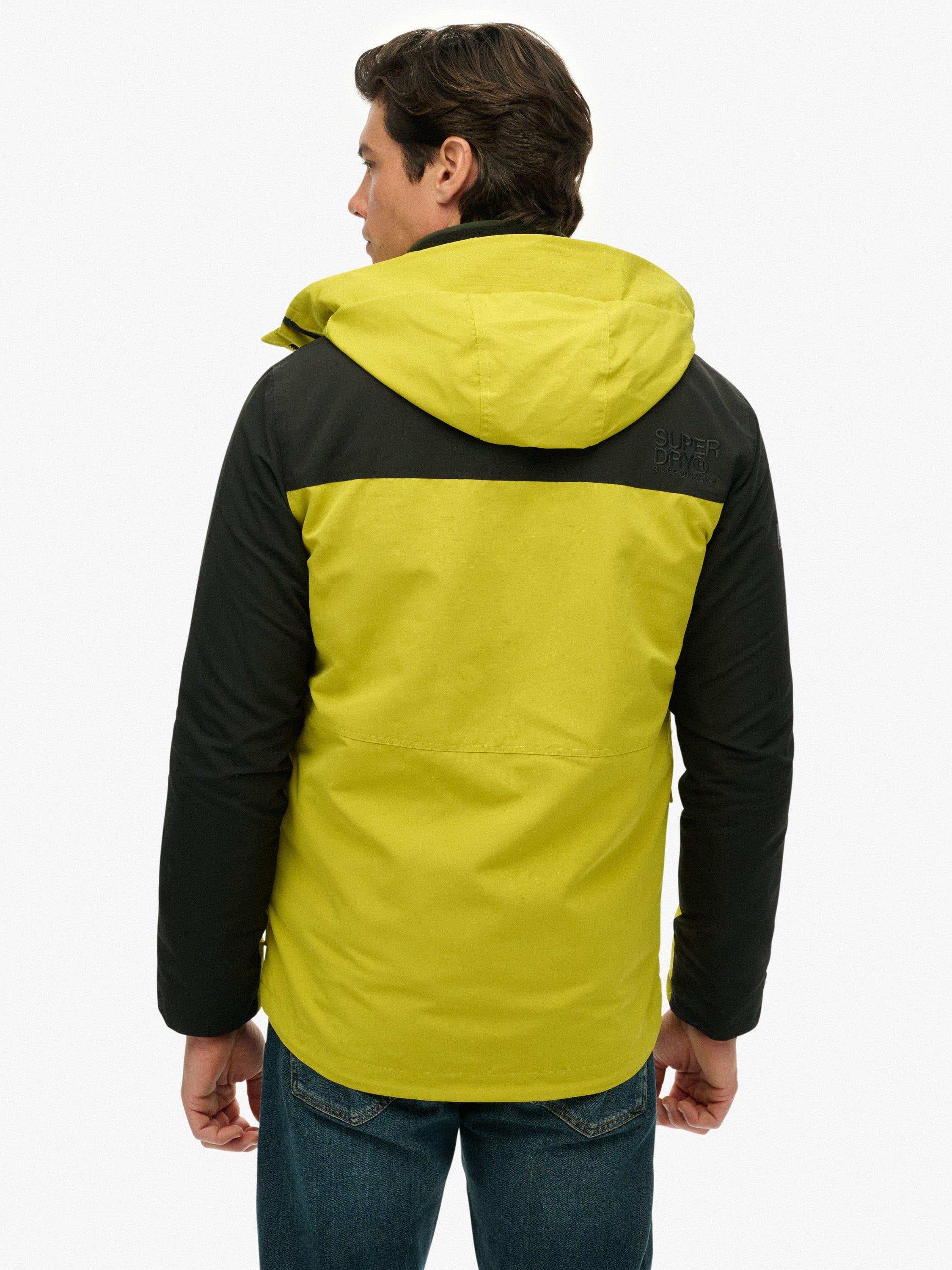 Product image 2 of 6, which shows Superdry Colour Block Windbreaker Jacket, Wax Yellow, XXXL