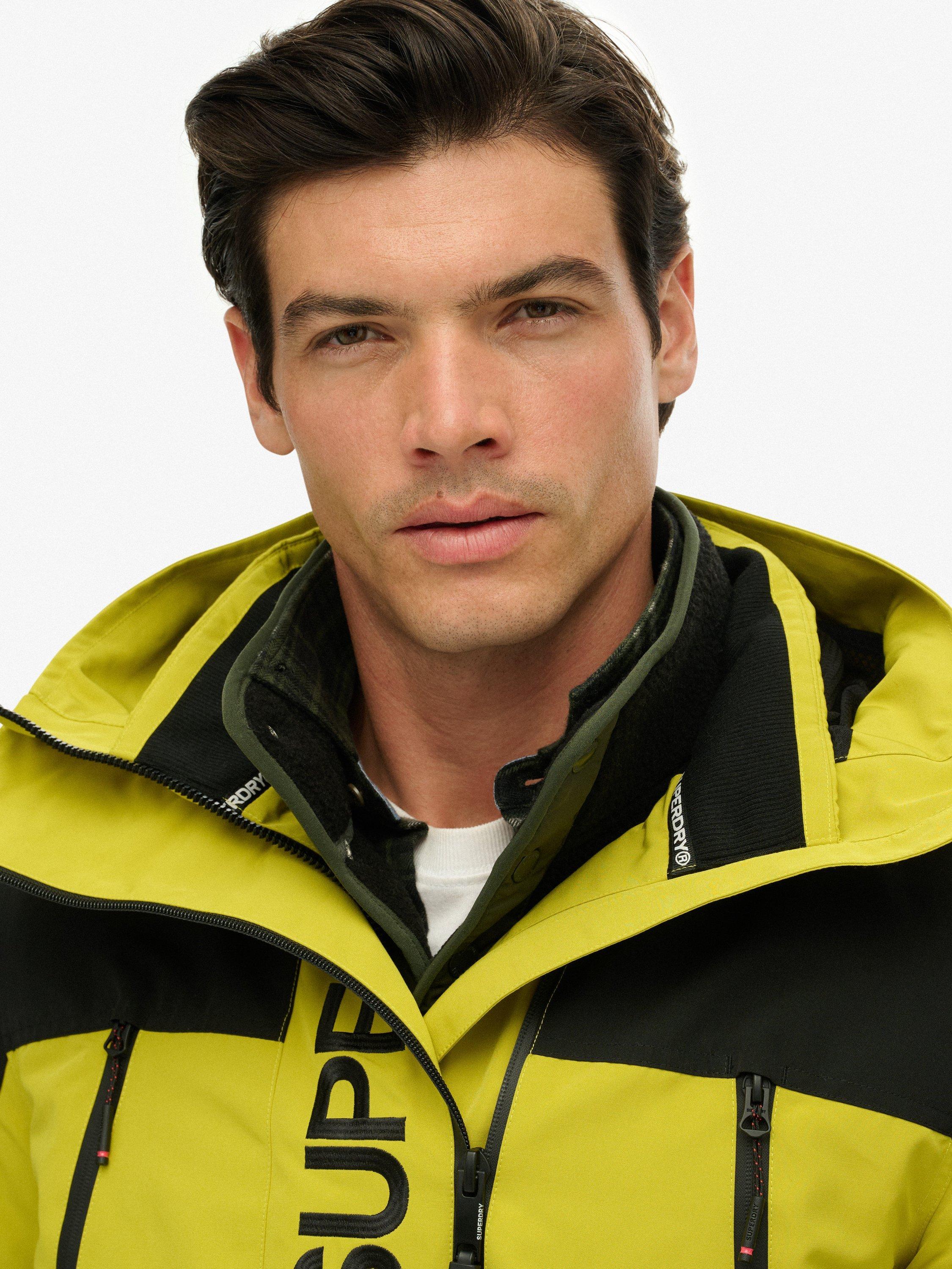 Product image 5 of 6, which shows Superdry Colour Block Windbreaker Jacket, Wax Yellow, XXXL