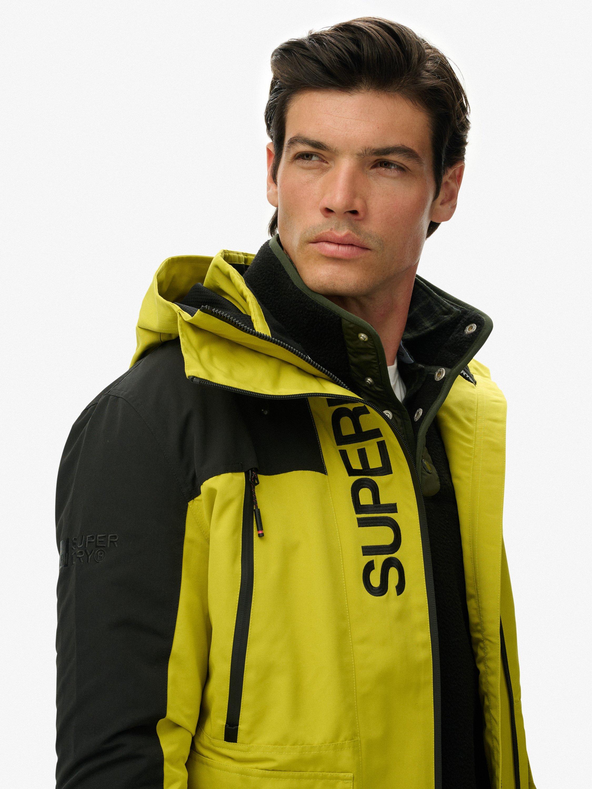 Product image 6 of 6, which shows Superdry Colour Block Windbreaker Jacket, Wax Yellow, XXXL