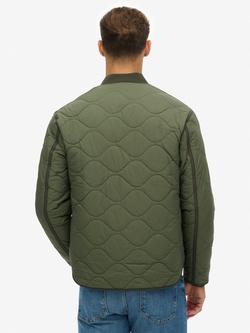 Superdry Military Liner Jacket, Thyme/Army Green - view 2, Thyme/Army Green