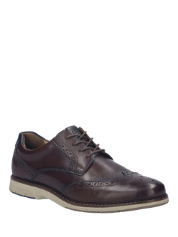 Josef Seibel Stuart 04 Lace Up Leather Shoes - view 2, Brown